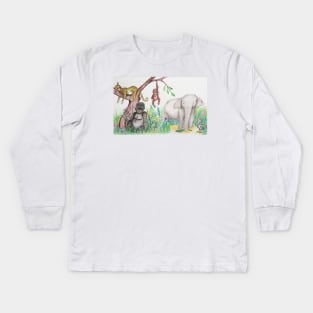 Endangered Kids Long Sleeve T-Shirt